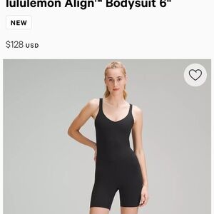 Lululemon Align Bodysuit size 6. Never worn.